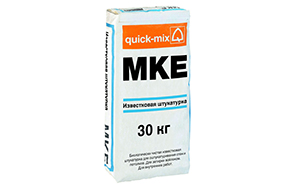 Известковая штукатурка для машинного нанесения quick-mix MKE, 30 кг