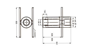 Потолочная опора SCHIEDEL KERASTAR для деревянных перекрытий, D 250 мм