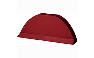 Торцевая заглушка VILPE PALTI для металлочерепицы, красный 28