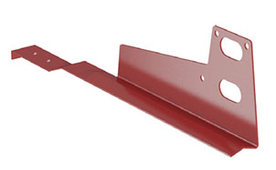 Кронштейн универсальный для снегозадержателя BORGE для черепичной кровли черный