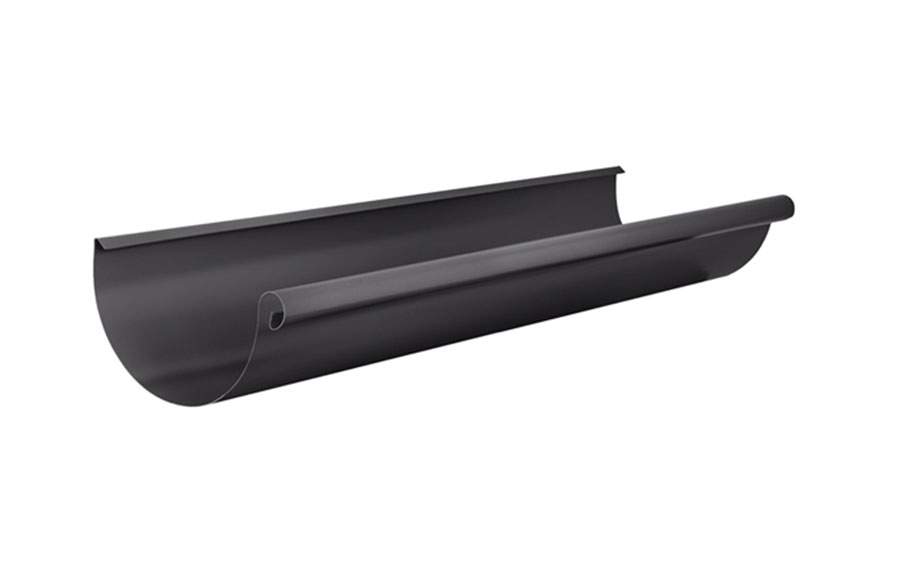 Желоб водосточный AQUASYSTEM PURAL MATT серый RR23, D 150 мм, L 3 м