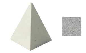 Бетонная Пирамида ВЫБОР, гранит белый (без подставки), 540*540*700 мм