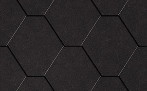 Гибкая черепица Icopal Plano Natur Графитно-черный