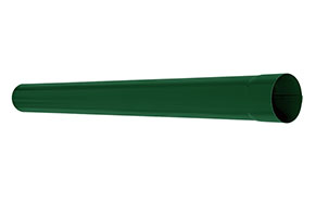Труба водосточная AQUASYSTEM зеленый RAL 6005, D 100 мм, L 1 м