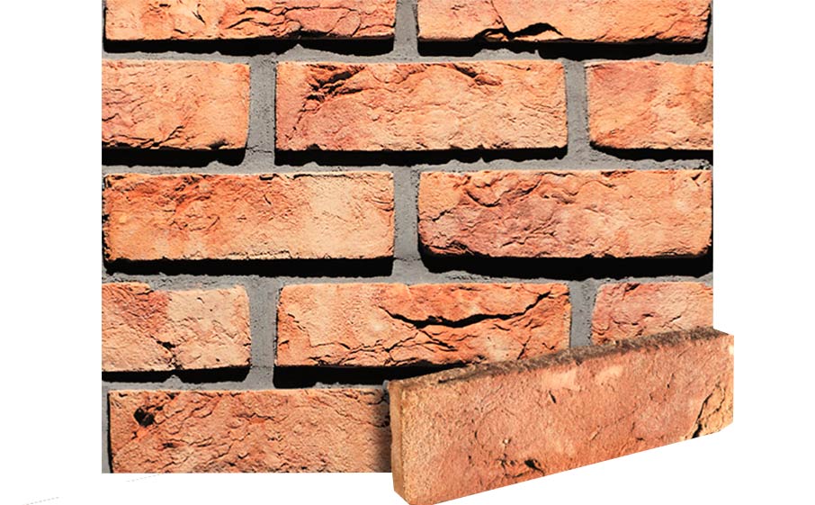 Фасадная плитка ручной формовки LHL Klinkier i AKA (CRH) TERRA COTTA FB1106 WDF, 214*10*65 мм