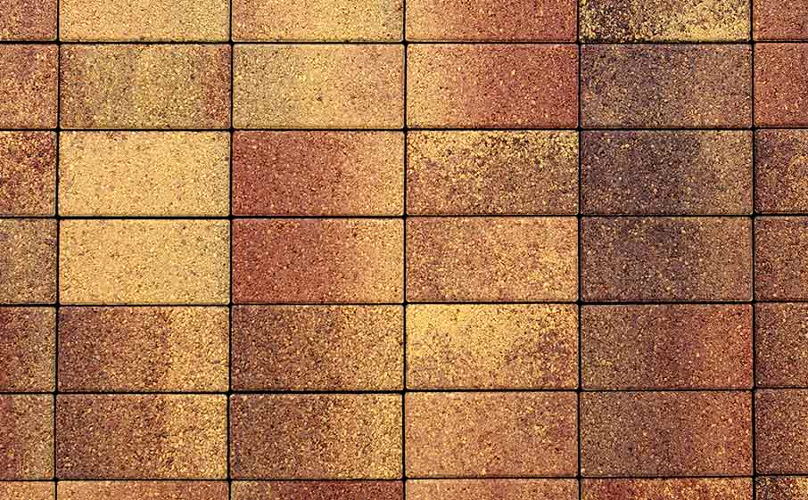 Плитка тротуарная ВЫБОР ЛА-Линия 3П.6, Листопад Осень коричнево-красно-желтый 240*120*60 мм