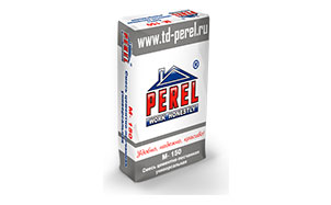 Штукатурно-кладочная смесь PEREL М-150 Универсальная для кладки кирпича и выравнивания поверхностей по любым основаниям, 40 кг