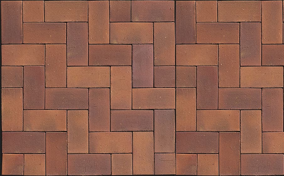 Тротуарная клинкерная брусчатка Muhr №07 Herbstlaub, 240*55*71 мм