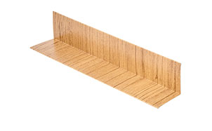 Планка угловая (внутренняя) AQUASYSTEM светлое дерево, 2,0 м