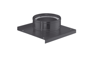 Основание SCHIEDEL PERMETER 50 с отводом конденсата черный, D 250/350 мм