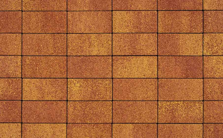 Плитка тротуарная ВЫБОР ЛА-Линия 3П.6, Листопад Каир красно-желтый 240*120*60 мм