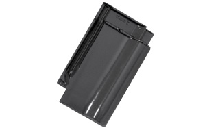 Керамическая черепица рядовая TONDACH Sulm 73-серый глазурь Амадеус