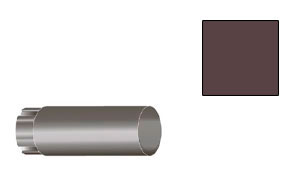 Труба соединительная CM Vattern коричневый, D 90 мм