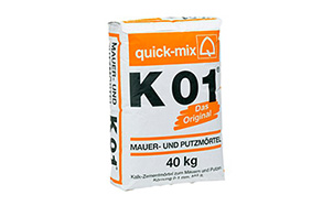 Известково-цементный кладочный раствор quick-mix K01 40 кг