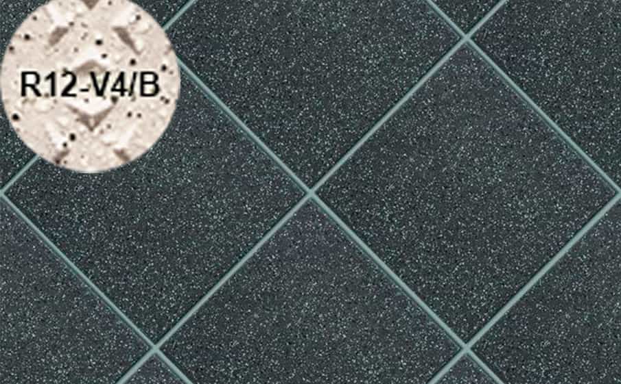 Плитка напольная для промышленных помещений Stroeher Secuton ТS80 anthrazit (R12-V4/B), 196*196*10 мм