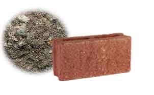 Облицовочный бетонный камень рядовой Меликонполар СКЦ 2Л-4 черный, 390*120*188 мм