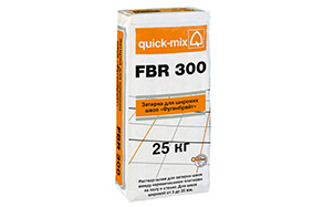Затирка для швов quick-mix FBR 300 белая, 25 кг