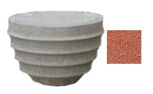 Бетонный Вазон-2 ВЫБОР,  гранит красный