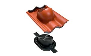 Проходной элемент VILPE TIILI 2K кирпичный, 440*330 мм