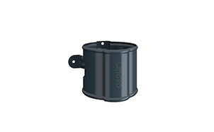 Крепление трубы для деревянной стены LINDAB SSVH сталь, темно-серое, D 100 мм