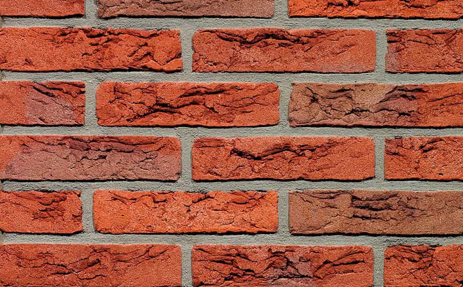 Кирпич облицовочный ручной формовки Terca Oud Rood Bont (KLINKIER Architektura Trewir II), 210*100*50 мм