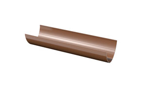 Желоб Verat коричневый, D 125 мм, L 1,5 м