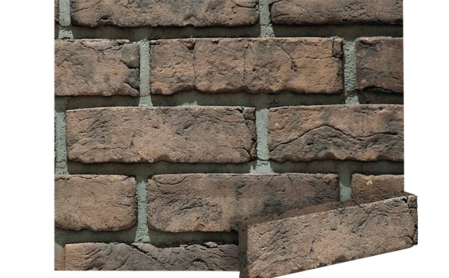 Фасадная плитка ручной формовки LHL Klinkier i AKA (CRH) ZWART MANGAAN WDF, 214*10*65 мм