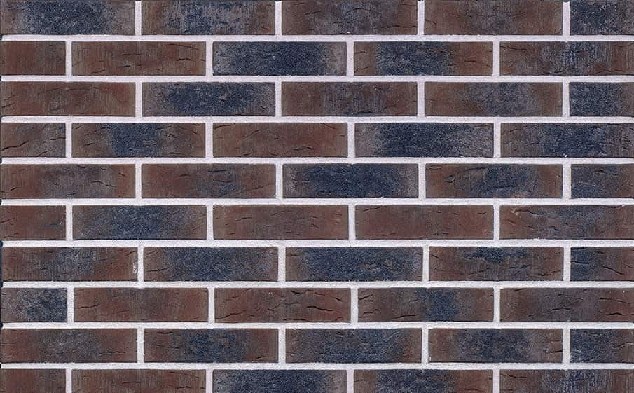 Клинкерная фасадная плитка KING KLINKER Old Castle Blues shadow (HF27) под старину NF10, 240*71*10 мм