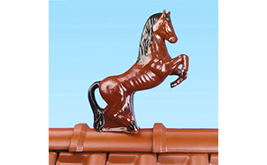 Декоративный элемент Лошадь BRAAS , каштановая, 52 см
