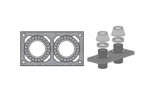 Верхний комплект для дымохода SCHIEDEL UNI без вентиляционного канала под отделку 2 см, D 14/20 см