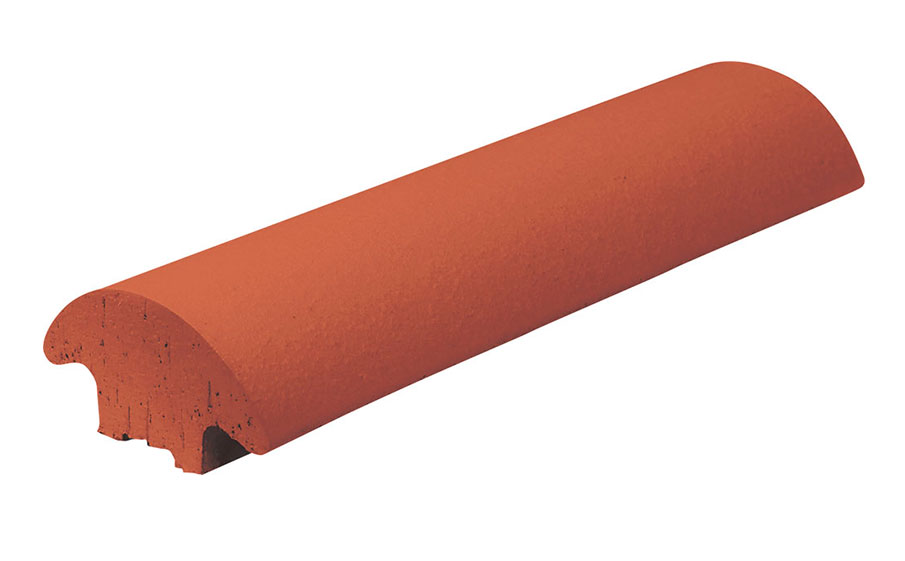 Клинкерный заборный элемент KING KLINKER Рубиновый красный (01), 79*250*42 мм