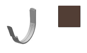 Крюк крепления желоба короткий CM Vattern темно-коричневый, D 125 мм, L 70 мм