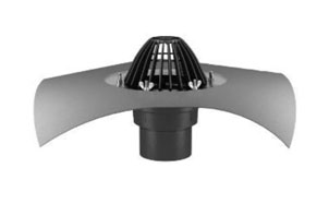 Кровельная воронка TERMOCLIP тип ВФ-Ф с обжимным фланцем, 110*450 мм