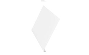 L-профиль 250 AQUASYSTEM белый (RR20), 2,0 м