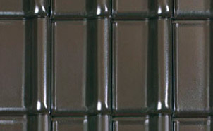 Керамическая черепица LAUMANS Tiefa Supra рядовая, 20 черный, матовая глазурь