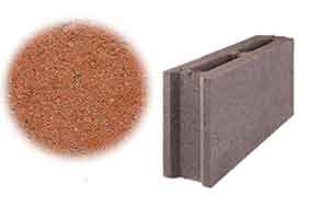Облицовочный бетонный камень рядовой Меликонполар СКЦ 2Р-14 красный 1,5%, 380*80*140 мм