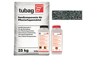 Раствор для заполнения швов брусчатки quick-mix Tubag PFL базальт, 25 кг