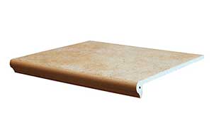 Клинкерная ступень флорентинер Interbau Nature Art Goldbraun, 360*320*9,5 мм