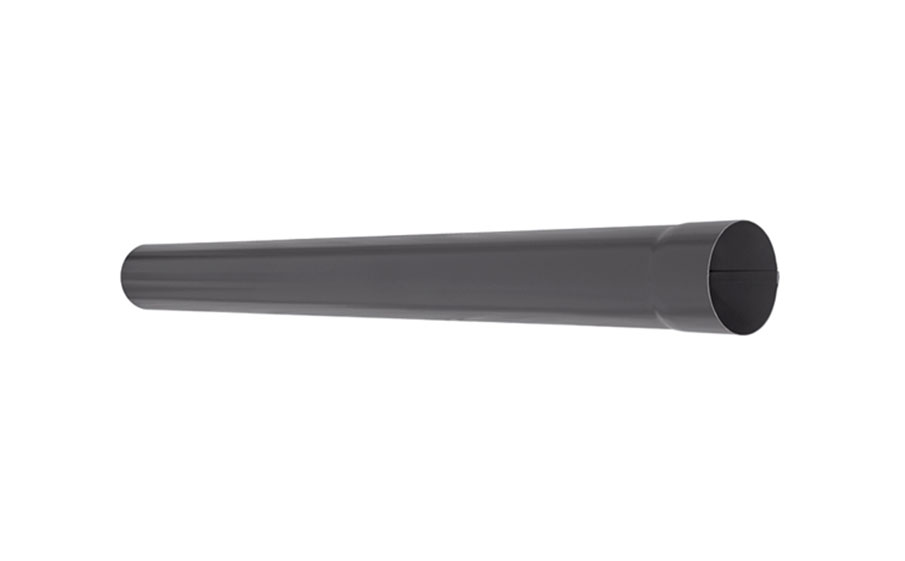 Труба водосточная AQUASYSTEM PURAL MATT серый RR23, D 100 мм, L 1 м