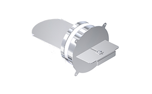 Комплект шибера для дымохода SCHIEDEL UNI универсальный без вентиляции, D 25 см