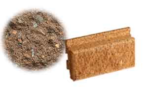 Облицовочный бетонный камень Меликонполар Polarik коричневый 5%, 200*90*50 мм
