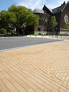 Тротуарная клинкерная брусчатка Penter Husum gelbbunt nuanciert, 200x100x52 мм