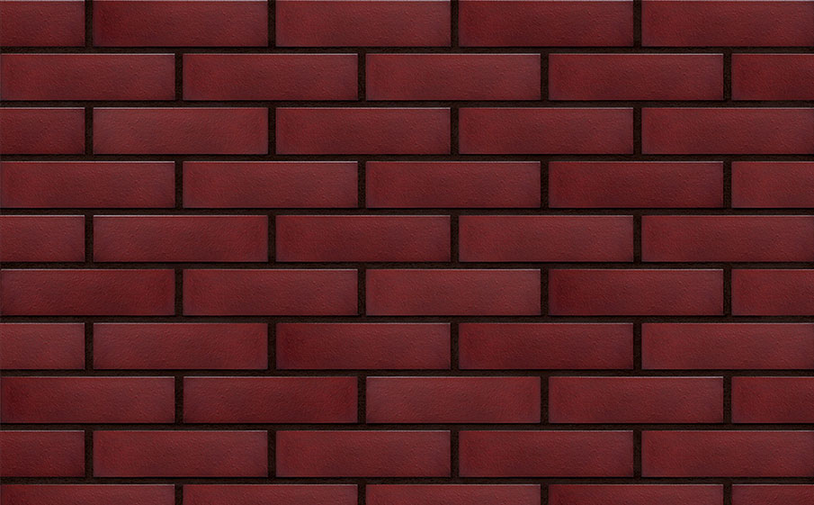 Клинкерная фасадная плитка KING KLINKER Dream House Кармазиновый остров (07) гладкая NF, 240*71*10 мм