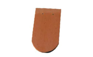 Керамическая черепица рядовая (бобровый хвост) Koramic Potigny Plain Tile 14x24 Red Flamed Antique