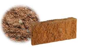 Облицовочный бетонный камень рядовой Меликонполар СКЦ 2Л-17 коричневый 3%, 360*60*140 мм