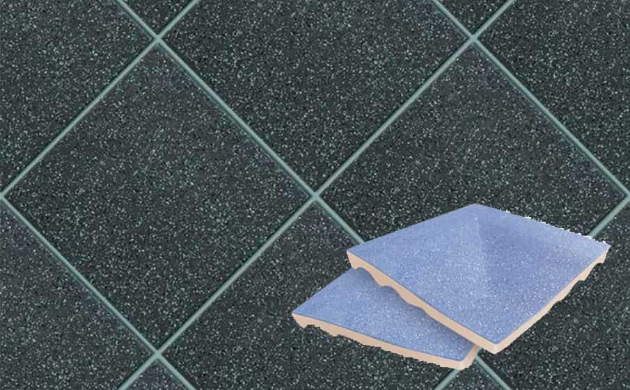 Плитка для стока для промышленных помещений Stroeher Secuton ТS80 anthrazit, 196*196*10-20 мм