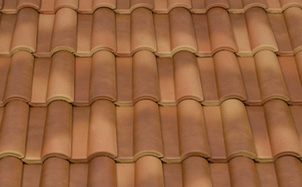 Керамическая черепица рядовая TONDACH Mediteran Plus 55-триколор ангоб