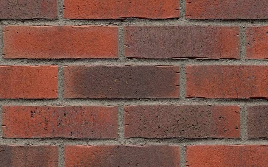 Фасадная плитка ручной формовки Feldhaus Klinker R743 Vascu carmesi flores, 240*71*14 мм