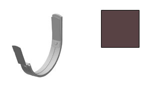Крюк крепления желоба короткий CM Vattern коричневый, D 125 мм, L 70 мм