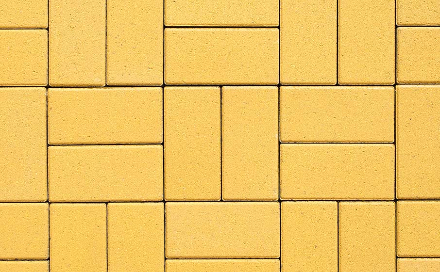 Плитка тротуарная ВЫБОР ЛА-Линия 5П.8  гладкая, желтый, 600*300*80 мм